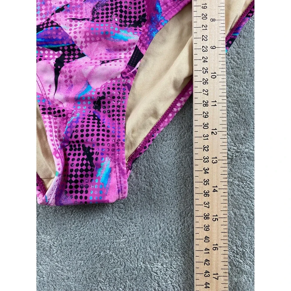 Swimsuits For‎ All Womens Plus Size 18 High Waist Bikini Bottom Purple Tropical
